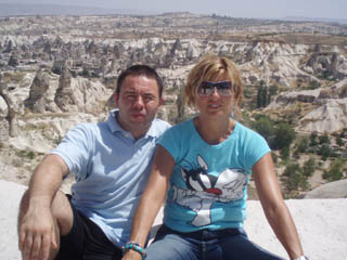 Irene y Enric en Cappadocia